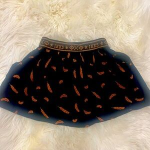 IKKS Junior Black Smocked Skirt